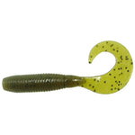YamamotoYamamoto 4" Single Tail Grub - GrubsGreen Pumpkin w/ Black FlakeYAM232
