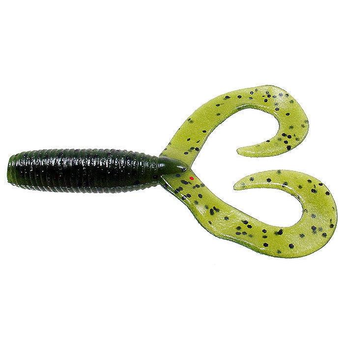 Yamamoto Double Tail Grub - Watermelon/Black Flake