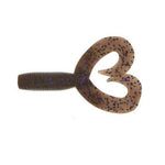 YamamotoYamamoto Double Tail Grub - Grubs(Size: 4") Cinnamon w/ Black & Purple FlakeYAM497