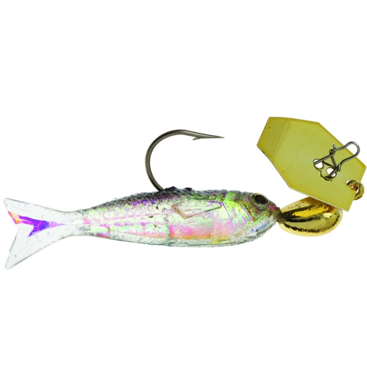 Z ManZ - Man Chatterbait Flashback Mini - ChatterbaitGold/BlackCB - FBMINI116 - 03