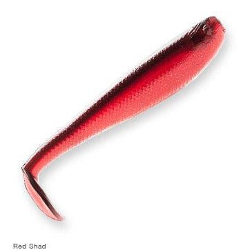 Z ManZ - Man Elaztech SwimmerZ - Small Soft SwimbaitsRed ShadSWIM4 - 39PK4