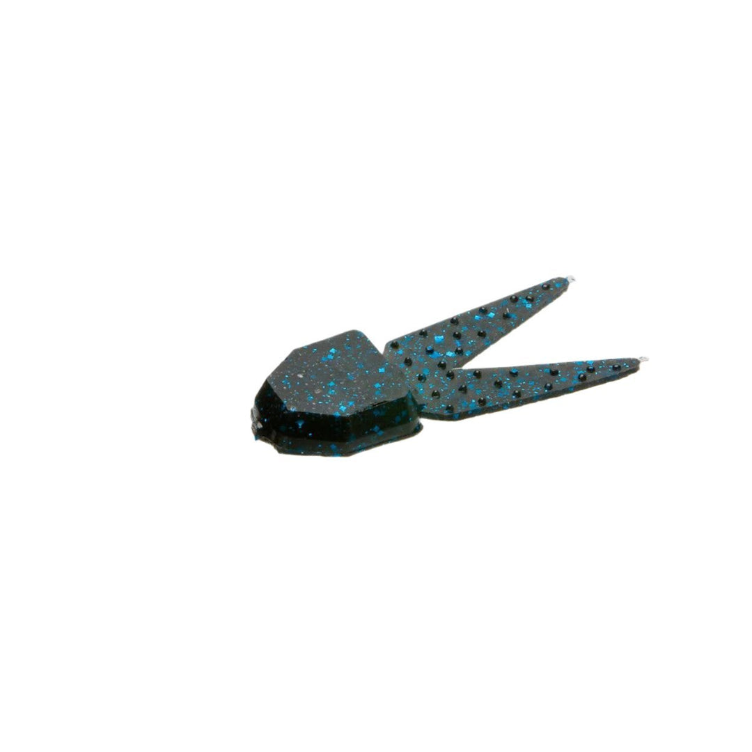 ZoomZoom Small Salty Chunk 2.5" - CrawsBlack and Blue