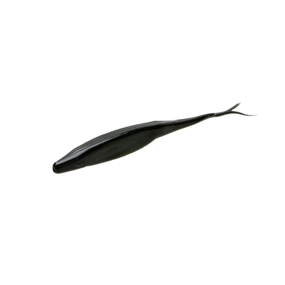 ZoomZoom Super Fluke 5" - Soft JerkbaitsblackZOO253